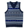 thumbnail image 3 of Blue Ocean Boys Jacquard Sweater Vest (sv-670 boys), 3 of 5