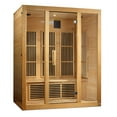 thumbnail image 1 of Maxxus "Bellevue" Sauna Infrarouge Lointain à Faible CEM pour 3 Personnes Canadien Hemlock, 1 of 9