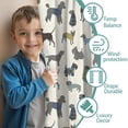 thumbnail image 3 of Blackout Kids Curtains,Cute Animal Dogs Childrens Insulated Curtains Set Of 2,Bedroom Essentials,Toddler Room Decor 42"x54"(106x137cm), 3 of 4