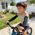thumbnail image 5 of 4 Pairs Arm Sleeves for Kids, Reusable and Comfortable Sun Protection Cooling Compression Sleeves for Boys and Girls(Black&White), 5 of 7