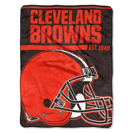 Cleveland Blanket - NFL Cleveland Browns “40-Yard Dash” 46”x 60” Micro Raschel Throw