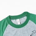 thumbnail image 4 of Gibobby Toddler Boy Summer Outfit Truck Carrot Print Cartoon Print Short Sleeve T-shirt Shorts Clothing Set 2t 3t 4t 5t 6t 7t 8t Boy Bunny Clothes(7-8 Years,Green), 4 of 9