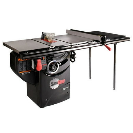 SawStop PCS175-TGP236 110V Single Phase 1.75 HP 14 Amp 10 in. Professional Cabinet Saw with 36 in. Professional Series T-Glide Fence System