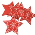 thumbnail image 1 of 10PCS Christmas Ornament Star Bell Heart Xmas Tree Ornament Hanging Decor, 1 of 10