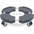 thumbnail image 1 of Support pour Plantes avec Roues, Caddy pour Plantes Robuste, Support de Pot à Taille Ajustable avec Roulettes, Grand Chariot de Jardinière pour Pot de Fleurs, Poupée pour Extérieur Intérieur, 1 of 7