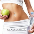 thumbnail image 3 of LNGOOR 14G Belly Button Ring  Surgical Steel Belly Rings  Shiny Piercing Jewelry, 3 of 8