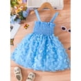 thumbnail image 2 of Bagilaanoe Toddler Baby Girl Summer Dress Butterfly Sleeveless A-line Princess Dresses 9M 12M 18M 24M 3T 4T Kid Patchwork Tulle Skirt, 2 of 8