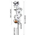 thumbnail image 4 of Solar Halloween Garden Stake Light, Bats & Spooky Ghosts Waterproof Solar Lantern Stake with Hanging Pumpkin, Outdoor Halloween Yard Decor for Garden Patio Lawn Pathway, 4 of 9