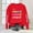 A64 Red, variant on Trikvn Women's Volleyball Graphic Sweatshirts Long Sleeve Crewneck Pullover Tops Casual Fall Game Day Shirts Colorful Letter Print Sports Athlete Mom Clothing