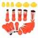 thumbnail image 1 of 21 piezas de aplicador de boquilla de acabado de calafateo reutilizable con bases Kit de boquilla de acabado de calafateo para baño cocina salchicha Soledad Boquilla de calafateo, 1 of 10