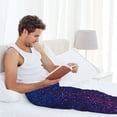 thumbnail image 5 of Bingfone Neon Glitter Mens All Over Print Sleep Pajama Pants-Small, 5 of 5