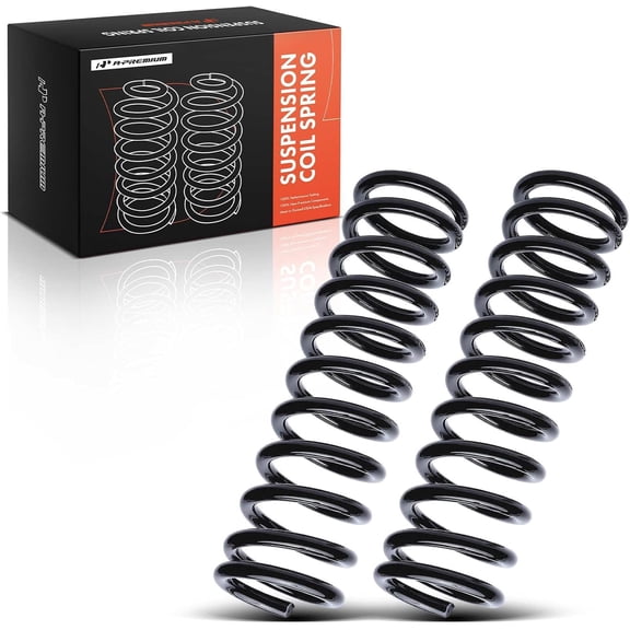 A-Premium 2Pcs Front Coil Spring Set Compatible with Chevrolet Malibu/Chevelle 1965-1967, El Camino 1967 & Buick Skylark/Sportwagon 1964 & Oldsmobile Cutlass/F85 1966-1967 & Pontiac GTO 1965-1967