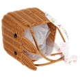 thumbnail image 3 of Jiyike Woven Storage Basket Flower Arrangement Basket Portable Woven Handheld Basket Picnic Basket, 3 of 11