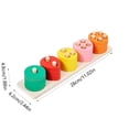 thumbnail image 3 of Juguetes de piscina, juego de frutas y verduras, pilar, forma de fruta y verdura, combinación de colores, invento, educación temprana, rompecabezas, juguetes para niños y niñas, regalos de cumpleaños, 3 of 6