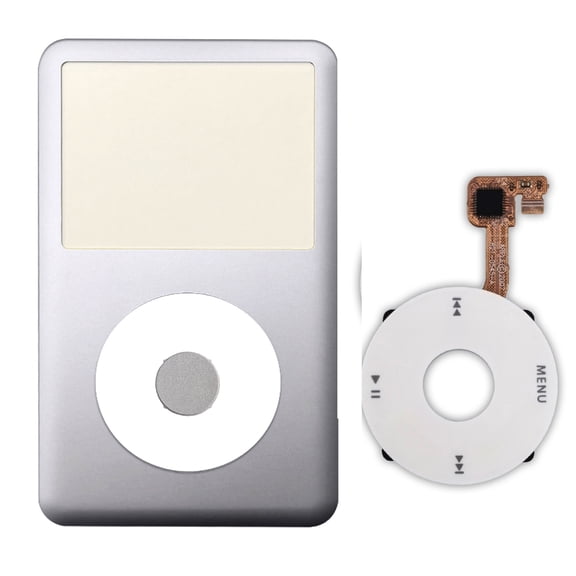 Silver Face Plate Clickwheel Button For Apple iPod Classic 6/7th Gen Replacement