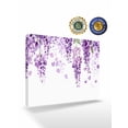 thumbnail image 2 of Wisteria Flowers Wall Art for Living Room,Canvas Picture Wall Decor for Bathroom Bedroom,Purple Floral Warercolor Summer Painting Artwork for Office Kitchen Hallway Dining Room Home Decor 24"x32", 2 of 8