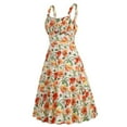 thumbnail image 4 of Mefallenssiah Women'S Polka Elastic Drawstring Fashionable Dress, 4 of 8