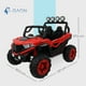 thumbnail image 5 of Buggy Eléctrico Montable para Niños Baby Gaon Color Rojo Con Control Remoto Luces Estereo Pedales Funcionales para 2 Niños, 5 of 5