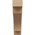 thumbnail image 2 of 9"W x 36"D x 36"H Thin Mediterranean Rough Cedar Woodgrain TimberThane Corbel, Primed Tan, 2 of 6