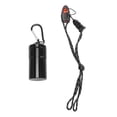 thumbnail image 2 of Small Storage Tube, Sturdy and Lasting Aluminum Alloy Lightweight Design Keychain Container Whistle Rope  for Travel for Hooks Cables Seasonings Black,Red,Silver, 2 of 7
