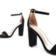 thumbnail image 4 of Sandalia de Tacón Grueso Alto para Mujer DREAM PAIRS Negra Talla 8, 4 of 8