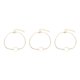 thumbnail image 2 of Guardurnaity Tobillera con estilo, resistente, aleación de oro y plata, joyería estética, estilo simple, accesorio de moda, de tobillo, Type2 NO2, 2 of 6