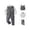 czb# Dark Gray627, variant on CUZIBR Boys Toddler Kids Formal Suit Set Solid Color Long Sleeve Button Down Dress Shirts Elegant Plaid V-Neck Vest Pants+Bowtie Stylish Party Wedding 4 Piece Outfits Clothes,Bronze,2-3 Years