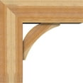 thumbnail image 3 of Ekena Millwork 8"W x 22"D x 22"H Thorton Block Rough Sawn Bracket w/ Offset Brace, Western Red Cedar, 3 of 25