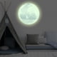 thumbnail image 3 of Adhesivo de Pared Jadeshay Forma de Luna Luminosa 30 cm Colorido, 3 of 8