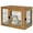 Natural, variant on PETMAKER Furniture-Style Dog Crate with Double Doors and Cushion (Natural)