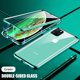 thumbnail image 1 of Funda de teléfono de lujo para IPhone X XR XS 6 6S 7 8 11 12 13 Plus Mini SE Pro MAX 2020 360, carcasa de cristal doble, funda de adsorción magnética Tan Jianjun unisex, 1 of 2