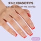 thumbnail image 3 of Press On Nails Misssix XBASICTIPS French Tips, 300 unidades, color rojo, 3 of 7