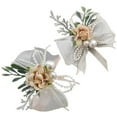 thumbnail image 3 of Soimiss Floral Corsage Wristlets Plastic 2Pcs, 3 of 8
