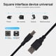 thumbnail image 4 of Cable de impresora USB 2.0 Cable de impresora USB de 480 Mbps para PC Escáner Impresora Computadora JShteea El nuevo, 4 of 9