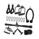 thumbnail image 2 of Barra recta con asa para dominadas, barra de entrenamiento de fuerza, color negro, accesorios para remo. Estilo B, 2 of 9