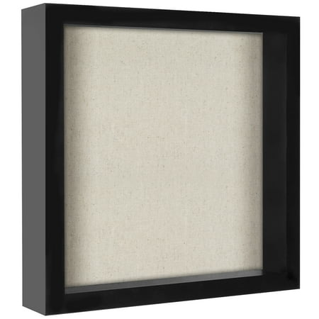 11x11 Inch Shadow Box Frame with Soft Linen Back - Display Memorabilia ...