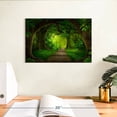 thumbnail image 3 of Elephant Stock Fairyland Forest Wall Art - Horizontal Canvas Wall Art - Living Room Wall Decor - Nature Canvas - Black And Brown Decor - 12" x 8", 3 of 8