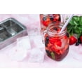 thumbnail image 5 of Ecozoi Stainless Steel Ice Cube Trays with Easy Release, 2 Pack, 12 Large Cubes, 5 of 8