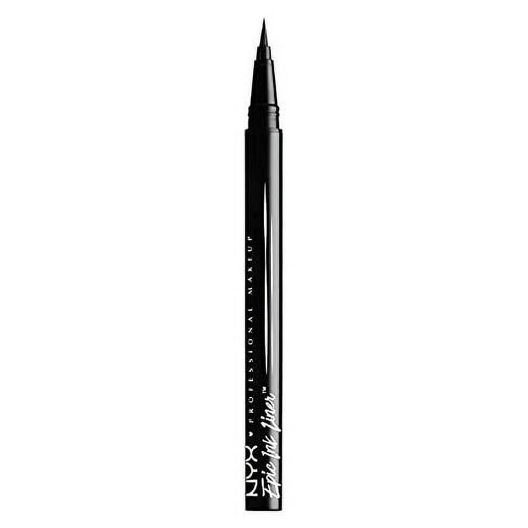 NYX PROFESSIONAL MAKEUP Epic (Espresso) Ink Eyeliner Eyebrow Waterproof Fluff Fill Liner, Liquid (Black) & Pencil + Pomade