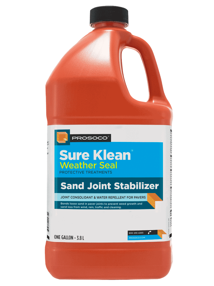 PROSOCO Sand Joint Stabilizer Controls Erosion of Loose Sand Joints