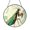 Acrylic 3.5 Inch, variant on Stained Glass Green Praying Mantis Round Suncatcher, Window Hanging Ornament, Colorful Insect Home Decor, Unique Gift