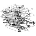 thumbnail image 2 of Cousin DIY 2 inch Safety Pins, 2", Silver, 2 of 4