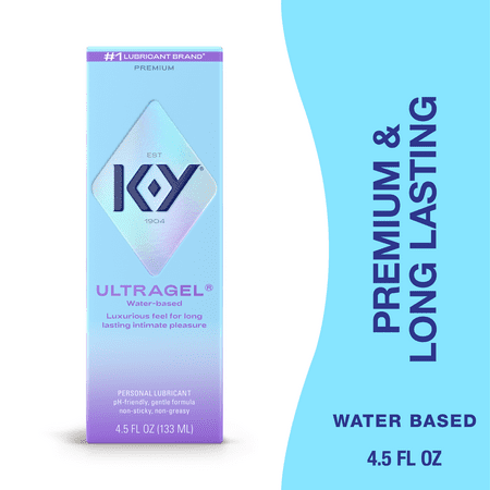 K-Y Ultragel Lube, Personal Water Based Lubricant For Sexual Wellness, Vaginal Moisturizer, 4.5 fl oz