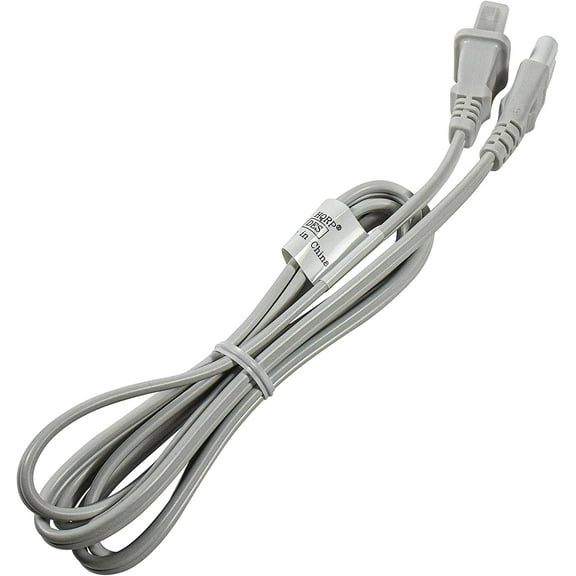 HQRP AC Power Cord Compatible with Philips 46MF401B 46MF440B/F7 46MF440B 46PFL3505D/F7 46PFL3505D 46PFL3705D/F7 LED LCD HDTV Smart TV Mains Cable, White