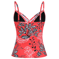 thumbnail image 3 of Hilor Womens Tankini Tops Ruched Swimsuits Tummy Control Swimwear Cross Wrap V Neck Bathing Suit Top Only, 3 of 4