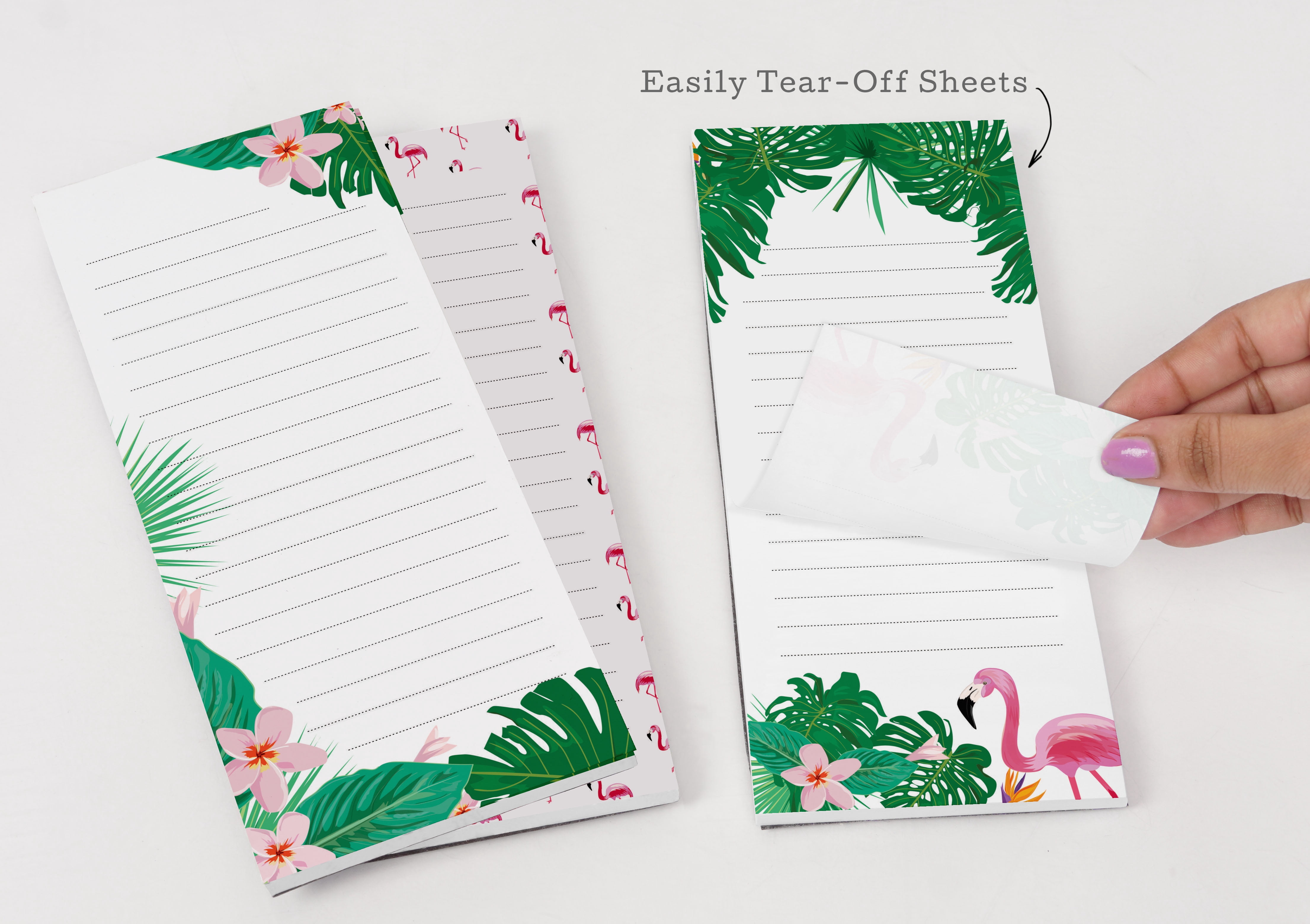 Inkdotpot Pack of 3 Magnetic Fridge To-Do List Notepads- Magnetic Memo Pads For Refrigerator-(50 Sheets Each)-T6