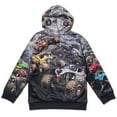 thumbnail image 3 of Monster Jam Grave Digger El Toro Loco Megalodon Big Boys Fleece Pullover Hoodie Toddler to Big Kid, 3 of 5