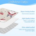thumbnail image 4 of Ironing Mat Portable Ironing Blanket for Table Top Travel Ironing Pad for Washer Dryer 27.6" x 47.2" Santa Claus Presents and Houses, 4 of 6