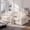 White, variant on BEHOST 55" Chenille 2-Seater Sofa with Extra Deep Seats，Loveseat Couch with Side Storage & 2 Pillows，Cloud Sofa for Living Room & Small Spaces，Dark Gray