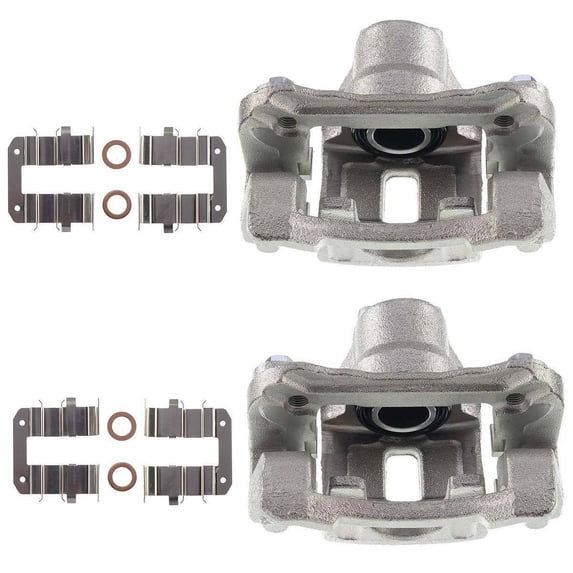 2PCS Brake Caliper w/ Bracket For Hyundai Tucson Kia Sportage Rear Left & Right